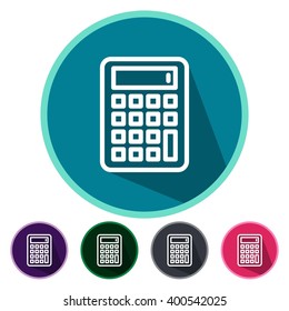 icons calculator for Web and Mobile