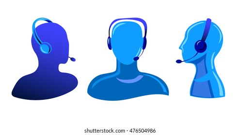 icons call center operator