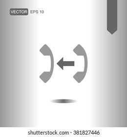 icons call transfer for Web and Mobile