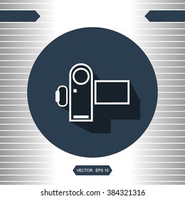 icons camcorder for Web and Mobile