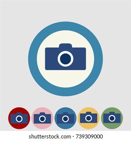 icons camera for Web and Mobile.icons camera for Web and Mobile Vector