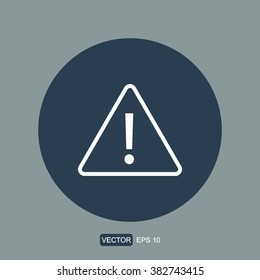 icons caution for Web and Mobile