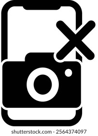 Icons of cell phone smart phone failure	