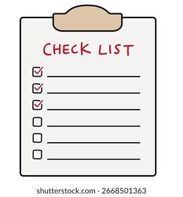 Iconos para listas de comprobación, listas de tareas pendientes, listas de tareas y listas de tareas. Marcas de verificación e ilustraciones de Portapapeles.