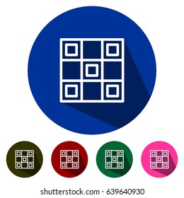 icons chess board for Web, Mobile and business