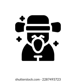 Icons Chinese New Year Glyph, Holiday, Party, Xmas, Present, Christmas, Happy, Flat Icon Logo Illustration Vector Isolated. Suitable for Web Design, Logo, App. 