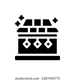 Icons Chinese New Year Glyph, Holiday, Party, Xmas, Present, Christmas, Happy, Flat Icon Logo Illustration Vector Isolated. Suitable for Web Design, Logo, App. 