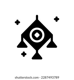 Icons Chinese New Year Glyph, Holiday, Party, Xmas, Present, Christmas, Happy, Flat Icon Logo Illustration Vector Isolated. Suitable for Web Design, Logo, App. 