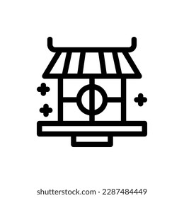 Icons Chinese New Year Outline , Holiday, Celebration, Xmas, Present, Christmas, Party, Flat Icon Logo Illustration Vector Isolated. Suitable for Web Design, Logo, App. 