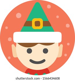 Icons for Christmas on 25th December