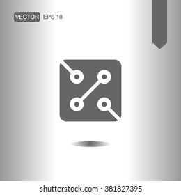 icons circuit for Web and Mobile