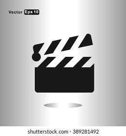 Icons Clapboard For Web And Mobile