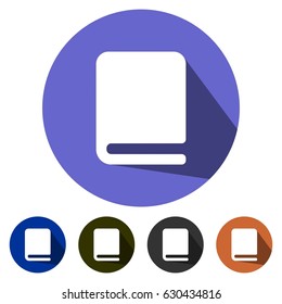 icons closed book for Web, Mobile and business