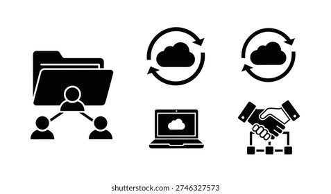 Icons of cloud data exchange