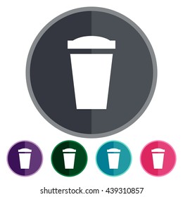 icons coffee cup for Web, Mobile and business