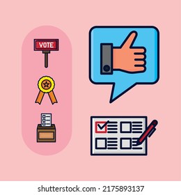 diseño vectorial de la colección de iconos