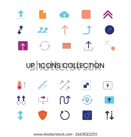 UP icons in collection fill