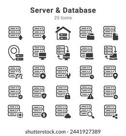icons collection on server and database