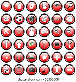 Icons collection vector