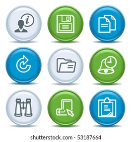 Icons with color buttons 3