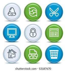 Icons with color buttons 8