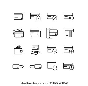 Icons for commercial use and financial transactions