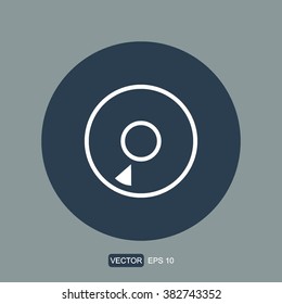 icons compact disc for Web and Mobile