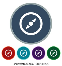 icons compass for Web and Mobile