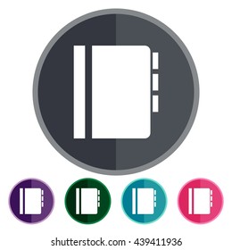 icons contact Book for Web, Mobile and business