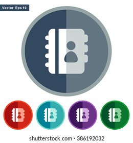 icons contacts for Web and Mobile