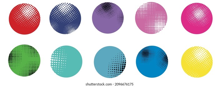 Icons for cover stories pop art. Isolate on a white background. Vector illustration.