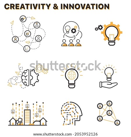 Icons for creativity and innovation