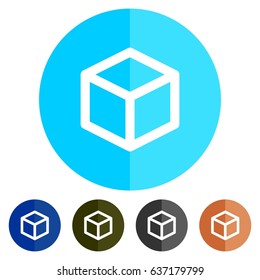 icons cube for Web, Mobile and business