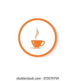 Icons cup of hot drink.