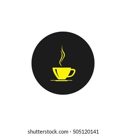 Icons cup of hot drink.