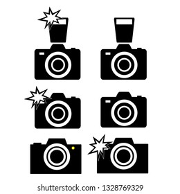 icons digital photography camera  vector illustration, multimedia icons