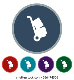 icons dolly for Web and Mobile