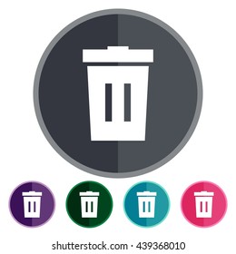 icons dust bin for Web, Mobile and business