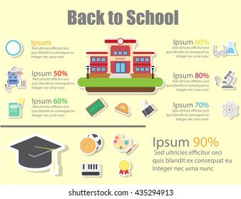 Icons for education,back to school