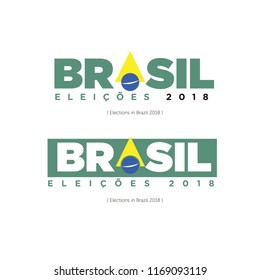 Icons election Brazil  2018