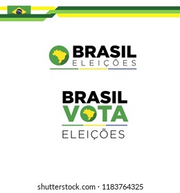 Icons election Brazil 2018