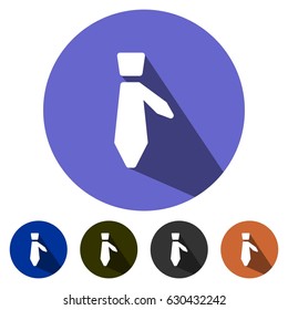 icons elegant tie for Web, Mobile and business