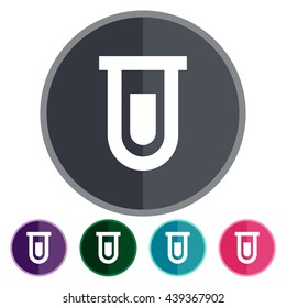 icons experiment test tube for Web, Mobile and business