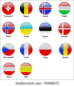 Icons with flags of european countries (part 2)