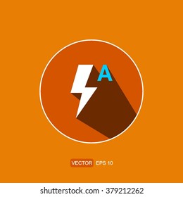 icons flash auto for Web and Mobile
