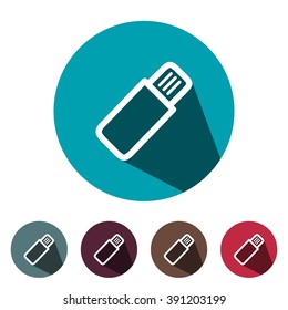 icons flashdrive for Web and Mobile