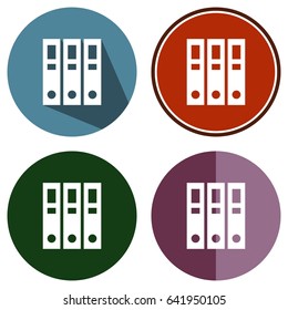 icons flat archive for Web, Mobile and business