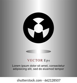 icons flat atomic symbol for Web, Mobile and business