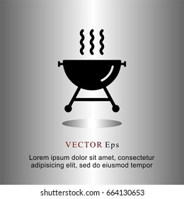 icons flat barbecue for Web, Mobile and business