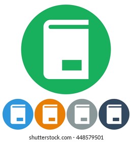 icons flat book for Web, Mobile and business